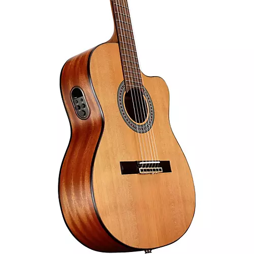 Alvarez AC65Hce Hybrid Nylon-String Classical Acoustic-Electric Guitar Natural - musicians--Friend