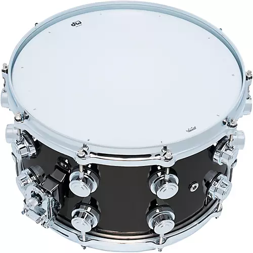 DW Collector's Series Black Nickel Over Brass Snare Drum With Die-Cast Hoops 14 x 8 in. Black Nickel Over Brass - musicians--Friend