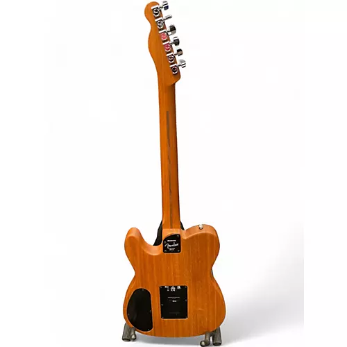 Used Fender Acoustasonic Player Telecaster White Acoustic Electric Guitar White - musicians--Friend