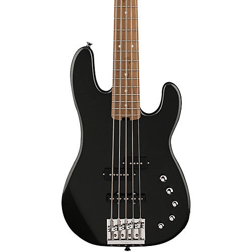 Charvel Pro-Mod San Dimas Bass PJ V 5-String Electric Bass Guitar Metallic Black - musicians--Friend