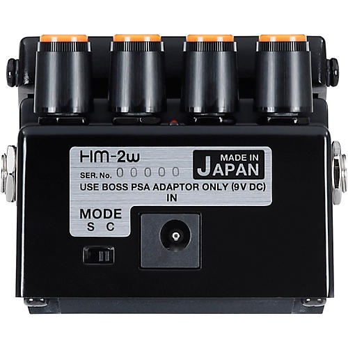 BOSS Waza Craft HM-2W Heavy Metal Distortion Effects Pedal Black - musicians--Friend