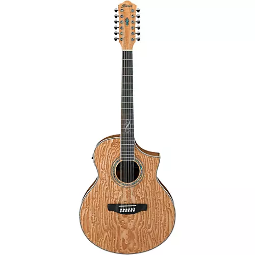 Ibanez Exotic Wood Series EW2012ASENT 12-String Acoustic-Electric Guitar Gloss Natural - musicians--Friend