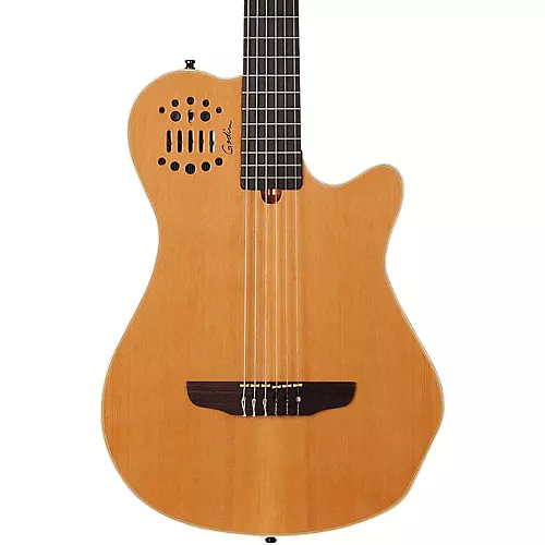 Open-Box Godin Multiac Grand Concert SA Nylon-String Acoustic-Electric Guitar Condition 2 - Blemished High Gloss Natural 197881310455 - musicians--Friend