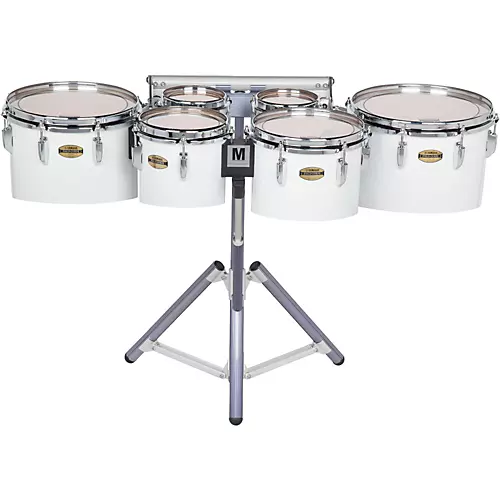 Yamaha 8300 Series Field-Corps Marching Sextet 6, 8, 10, 12, 13, 14 in. White wrap - musicians--Friend