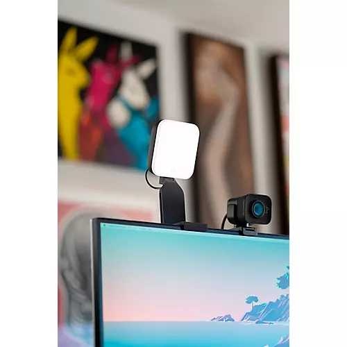 Open-Box Logitech Litra Glow Premium Streaming Light With TrueSoft Condition 1 - Mint - musicians--Friend