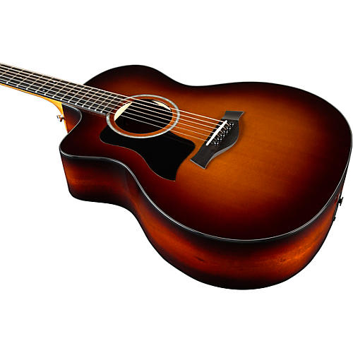 Taylor 214ce-K Plus Grand Auditorium Left-Handed Acoustic-Electric Guitar Shaded Edge Burst - musicians--Friend