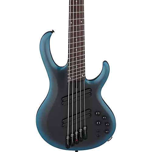 Ibanez BTB605MS 5-String Multi-Scale Electric Bass Midnight Arctic Ocean Matte - musicians--Friend