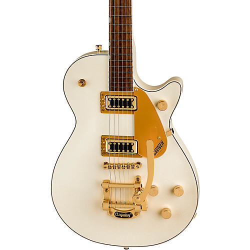 Gretsch Guitars G5237TG Electromatic Jet FT Bigsby Limited-Edition Electric Guitar Champagne White - musicians--Friend