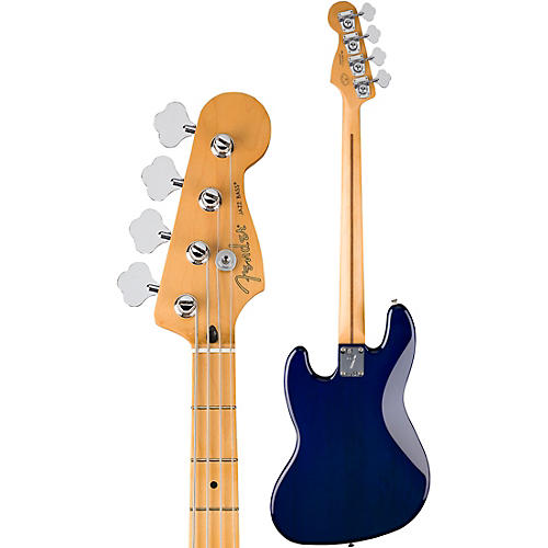 Fender Player II Jazz Bass Plus Top Limited-Edition Bass Guitar Blue Burst - musicians--Friend