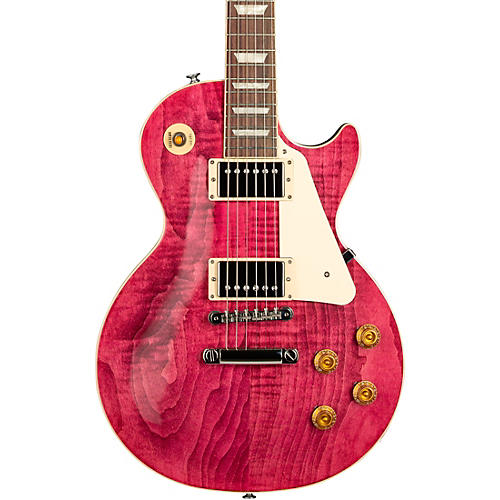 Gibson Les Paul Standard '50s Figured Top Electric Guitar Translucent Fuchsia - musicians--Friend