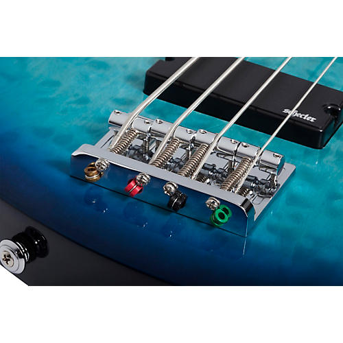 Schecter Guitar Research C-4 Plus Electric Bass See-Thru Cherry Burst - musicians--Friend