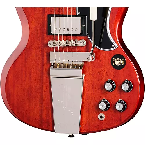 Epiphone 1964 SG Standard with Maestro Vibrola Reissue Electric Guitar Cherry Red - musicians--Friend