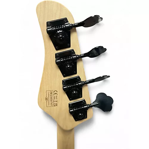 Used Schecter Guitar Research Justin Beck V Ani Natural Electric Bass Guitar Natural - musicians--Friend