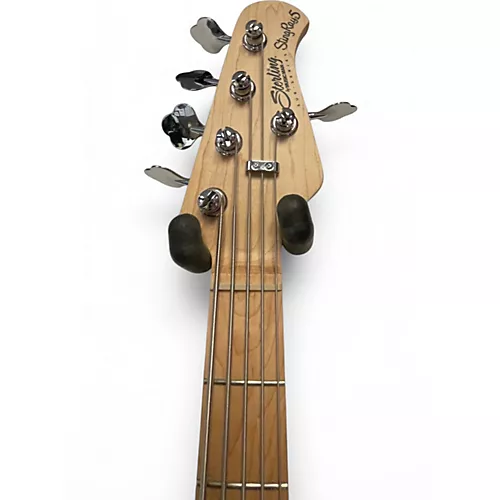 Used Sterling by Music Man STINGRAY 5 Black Electric Bass Guitar Black - musicians--Friend