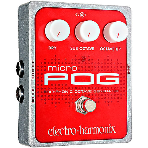 Electro-Harmonix XO Micro POG Polyphonic Octave Generator Guitar Effects Pedal - musicians--Friend