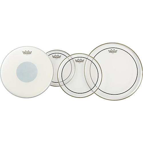 Remo Clear Pinstripe Pro Pack With Free 14