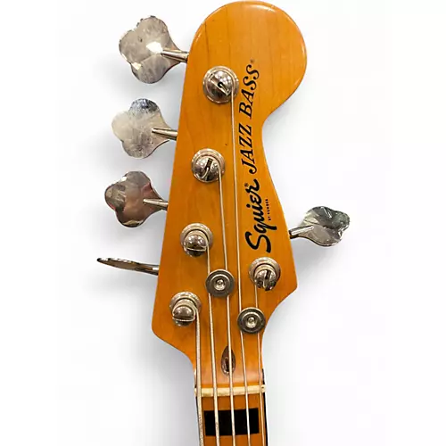 Used Squier Classic Vibe 70s Jazz Bass V Natural Electric Bass Guitar Natural - musicians--Friend