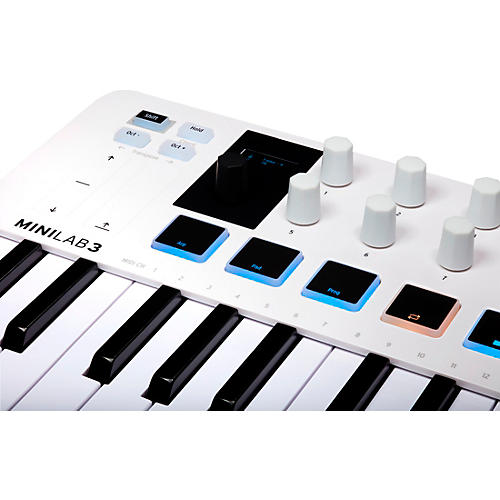 Arturia MiniLab 3 Hybrid Keyboard Controller Deep Black - musicians--Friend