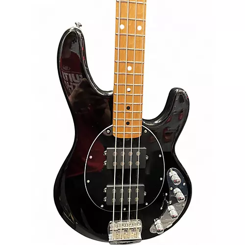 Used Ernie Ball Music Man StingRay Special HH Black Electric Bass Guitar Black - musicians--Friend