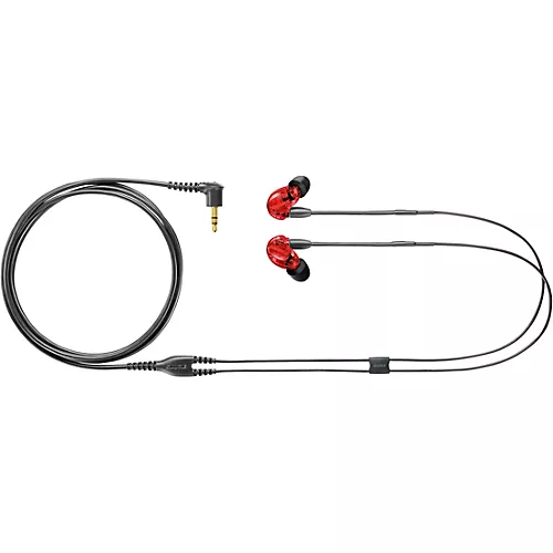 Shure SE215 Earphones Red - musicians--Friend