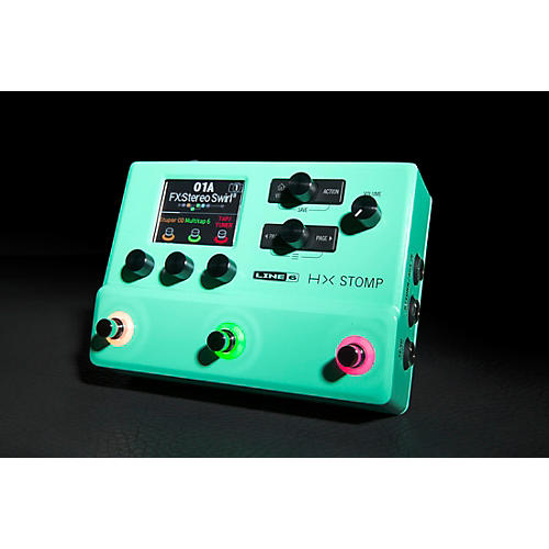 Line 6 HX Stomp Limited-Edition Multi-Effects Pedal Seafoam Green - musicians--Friend