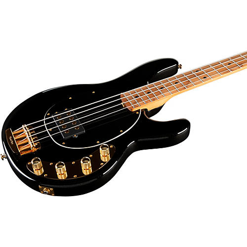 Ernie Ball Music Man StingRay Special H Electric Bass Guitar Black and Chrome - musicians--Friend