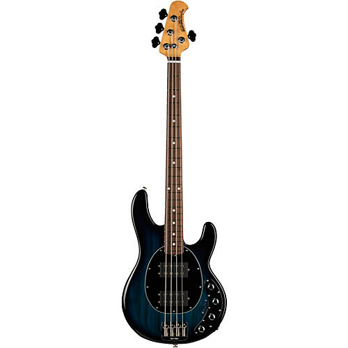 Ernie Ball Music Man StingRay Special HH Electric Bass Guitar Black and Chrome - musicians--Friend