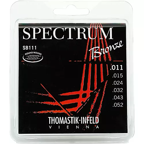 Thomastik Spectrum Bronze Acoustic Guitar Strings Light (11 - 52) - musicians--Friend