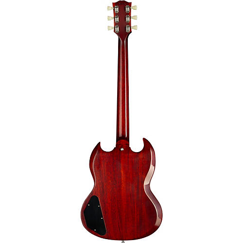 Gibson Custom 1961 Les Paul SG Standard Reissue Stop-Bar VOS Electric Guitar Cherry Red - musicians--Friend