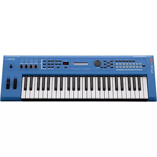 Yamaha MX49 49-Key Music Production Synthesizer Essentials Bundle Blue - musicians--Friend