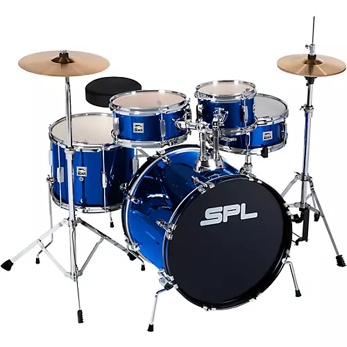 Sound Percussion Labs Junior Kicker 5-Piece Drum Set Metallic Blue - musicians--Friend