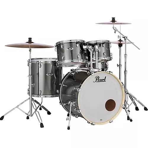 Pearl Export Standard 5-Piece Drum Set with Hardware Jet Black - musicians--Friend