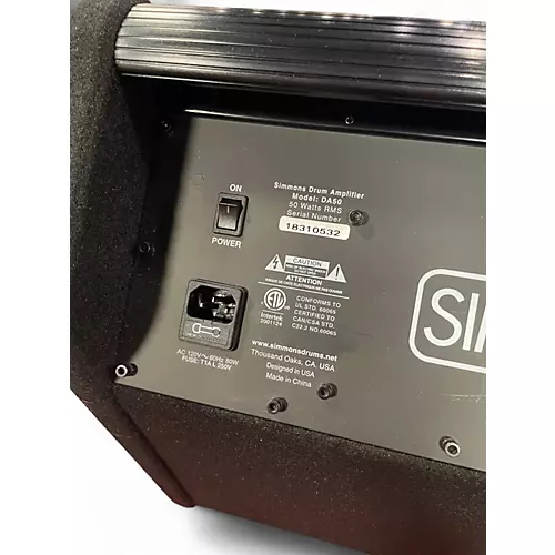 Used Simmons DA50 50W Drum Amplifier - musicians--Friend