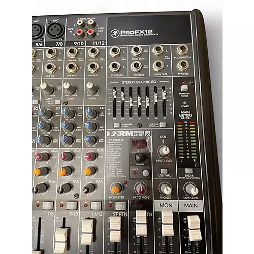 Used Mackie PROFX12 Unpowered Mixer - musicians--Friend