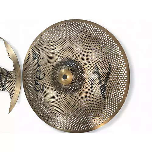 Used Zildjian Gen16 Buffed Bronze Hi Hat Pair Electric Cymbal - musicians--Friend