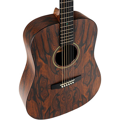 Martin D-X1E Special X Series HPL Ziricote Dreadnought Acoustic-Electric Guitar Natural - musicians--Friend