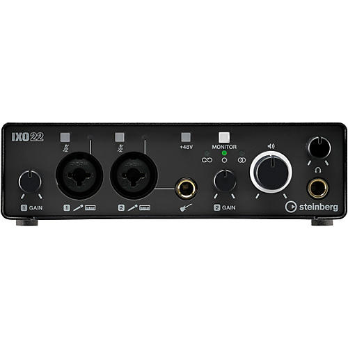 Steinberg IXO22 Audio Interface with Two Mic Preamps Black - musicians--Friend