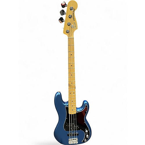 Used Fender American Performer Precision Bass Lake Placid Blue Electric Bass Guitar Lake Placid Blue - musicians--Friend