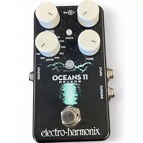 Used Electro-Harmonix Oceans 11  Reverb Effect Pedal - musicians--Friend