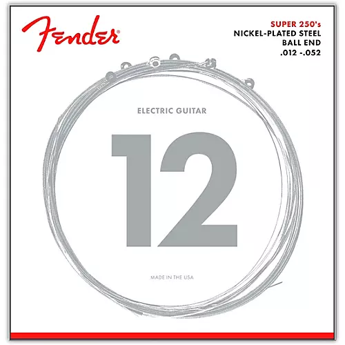 Fender 250H Super 250 Nickel-Plated Steel Electric Guitar Strings - Heavy - musicians--Friend