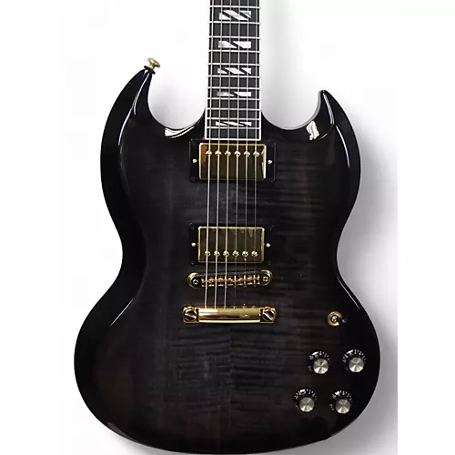 Used Gibson SG Supreme translucent ebony burst Solid Body Electric Guitar translucent ebony burst - musicians--Friend