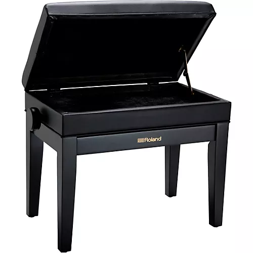 Roland RPB-400-US Piano Bench, Vinyl Seat Satin White - musicians--Friend