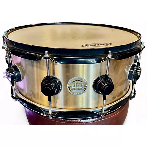Used DW 5X14 Collector's Series Snare Cast Bronze Drum Cast Bronze 8 - musicians--Friend