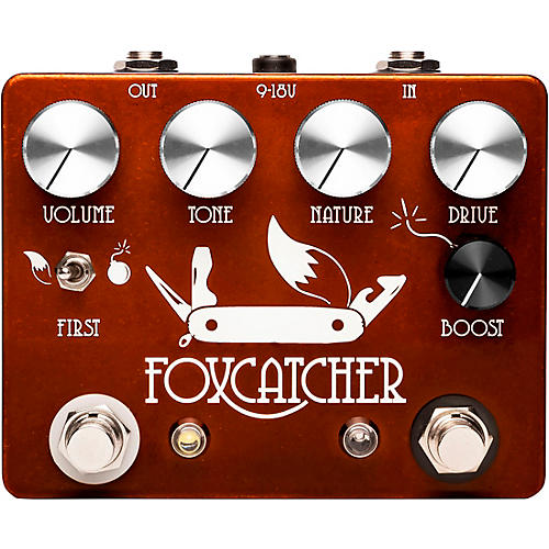 CopperSound Pedals Foxcatcher Overdrive/Boost Effects Pedal - musicians--Friend