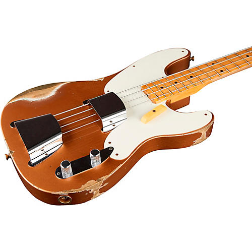 Fender Custom Shop 1951 Precision Bass Limited-Edition Heavy Relic Aged Copper - musicians--Friend
