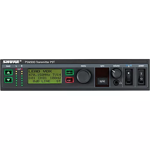 Shure PSM 900 Personal Monitor System With Rackmountable Transmitter, Rechargeable Bodypack Receiver and SE425 Earphones G7 - musicians--Friend