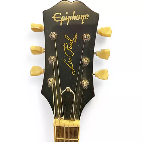Used Epiphone Limited Edition Les Pual Satin Sunburst Solid Body Electric Guitar Satin Sunburst - musicians--Friend