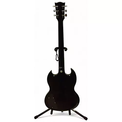 Used Gibson SG Standard Black Solid Body Electric Guitar Black - musicians--Friend