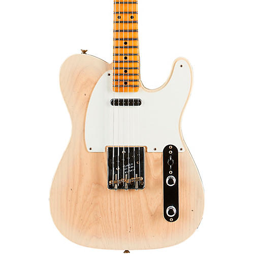 Fender Custom Shop Limited-Edition Tomatillo Telecaster Journeyman Relic Electric Guitar Natural Blonde - musicians--Friend