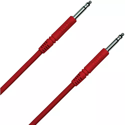 Mogami Pure Patch TT-TT Patch Cable Red 18 in. - musicians--Friend